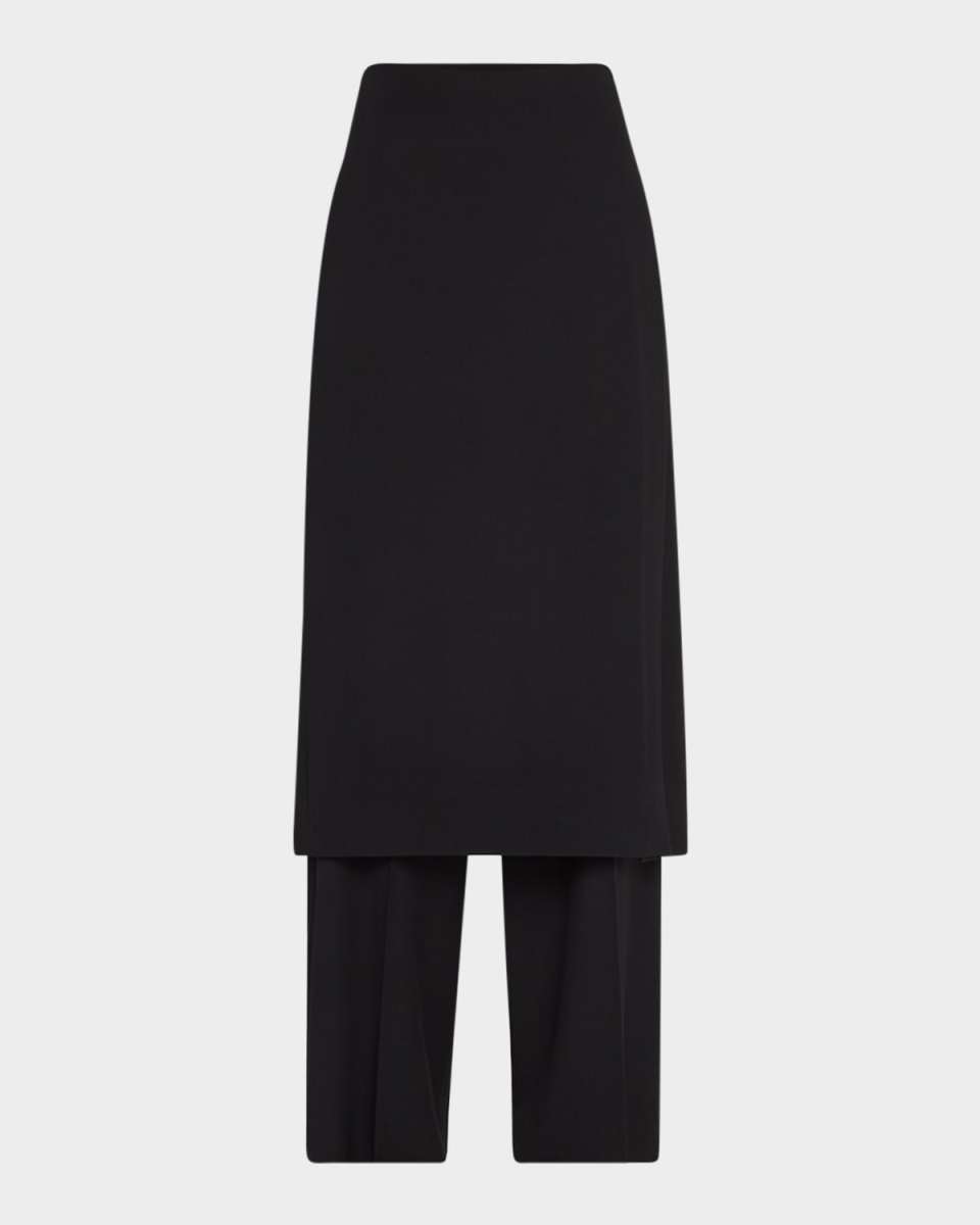 Hybrid Baggy Wool-Blend Pants